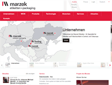 Tablet Screenshot of marzek.at